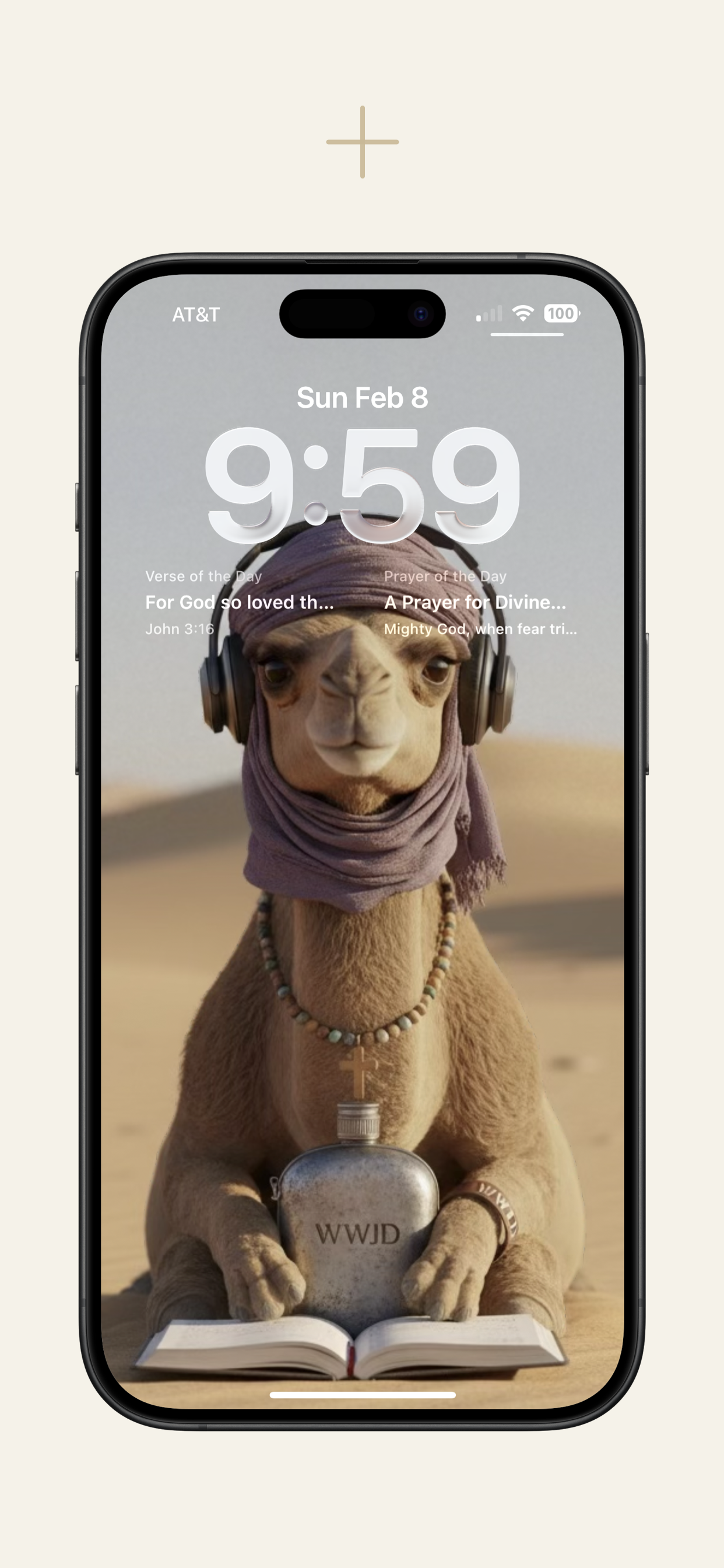 With Him Lock Screen widgets